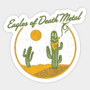 Eagles of Death Metal retro art Sticker